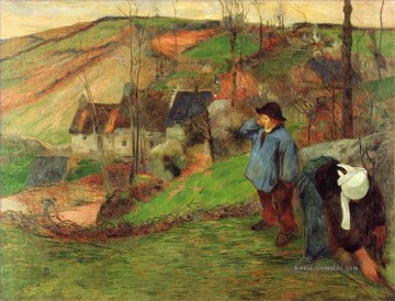 Landschaft der Bretagne Paul Gauguin Ölgemälde